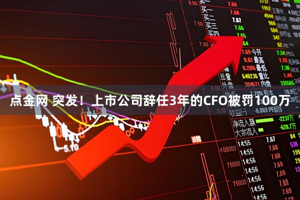 点金网 突发！上市公司辞任3年的CFO被罚100万