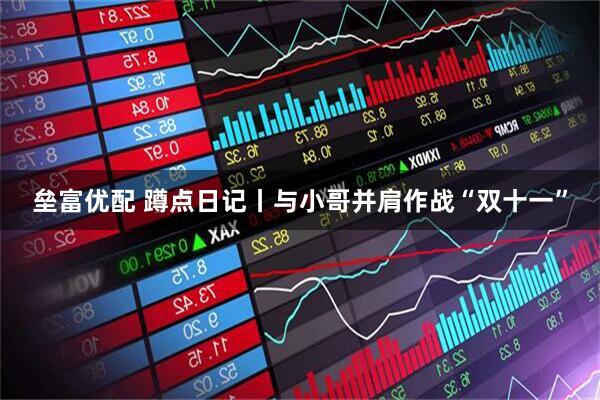 垒富优配 蹲点日记丨与小哥并肩作战“双十一”